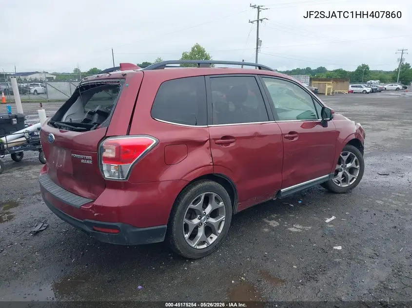 2017 Subaru Forester 2.5I Touring VIN: JF2SJATC1HH407860 Lot: 45175254
