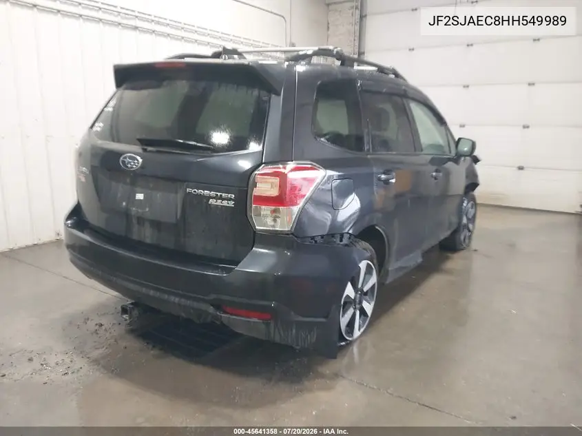 2017 Subaru Forester 2.5I Premium VIN: JF2SJAEC8HH549989 Lot: 45641358