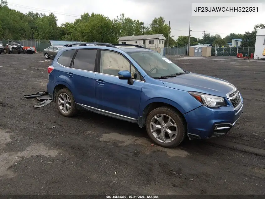 2017 Subaru Forester 2.5I Touring VIN: JF2SJAWC4HH522531 Lot: 45685392