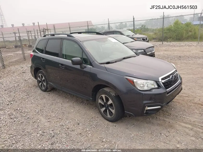 2018 Subaru Forester 2.5I Limited VIN: JF2SJAJC0JH561503 Lot: 45525485