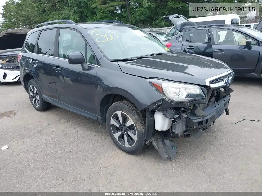 2018 Subaru Forester 2.5I Limited VIN: JF2SJARC9JH590115 Lot: 45539642
