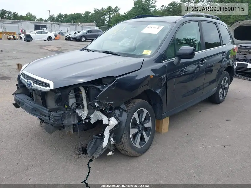 2018 Subaru Forester 2.5I Limited VIN: JF2SJARC9JH590115 Lot: 45539642