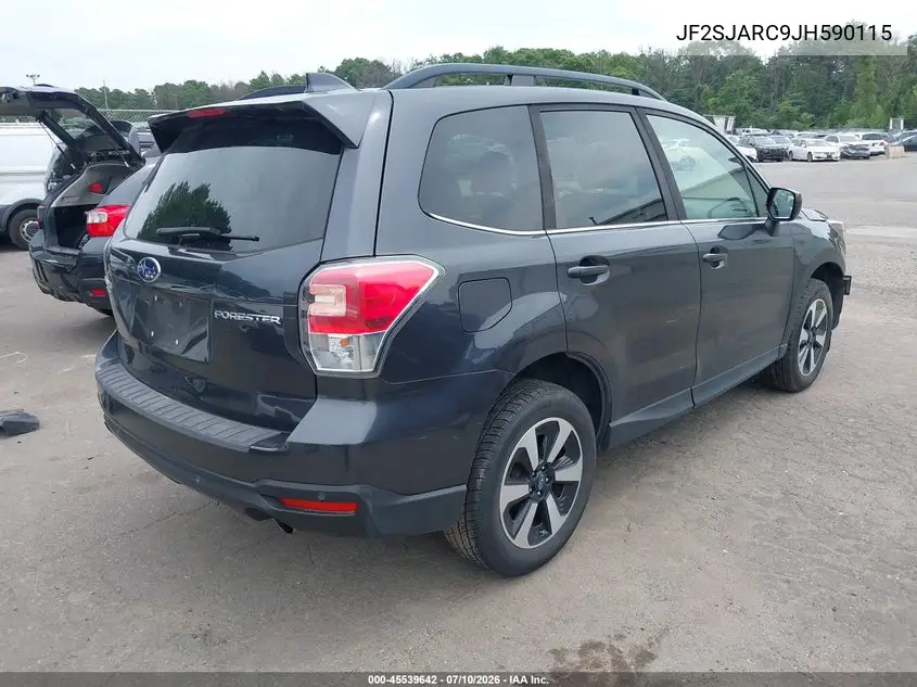 2018 Subaru Forester 2.5I Limited VIN: JF2SJARC9JH590115 Lot: 45539642