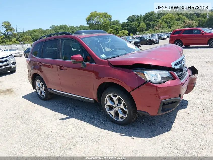 2018 Subaru Forester 2.5I Touring VIN: JF2SJAWCXJH573103 Lot: 45658724