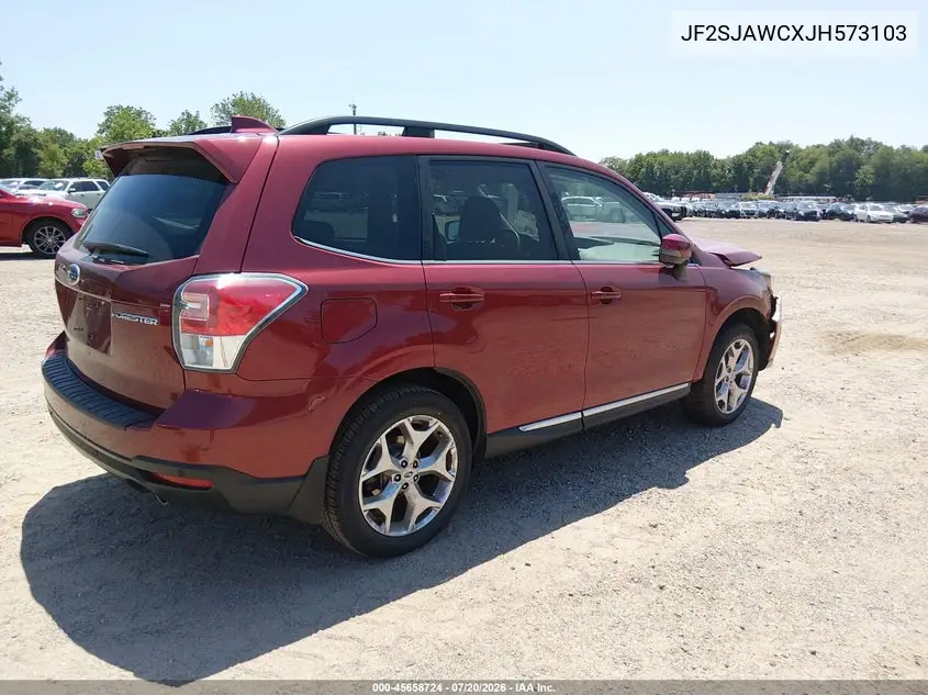 2018 Subaru Forester 2.5I Touring VIN: JF2SJAWCXJH573103 Lot: 45658724