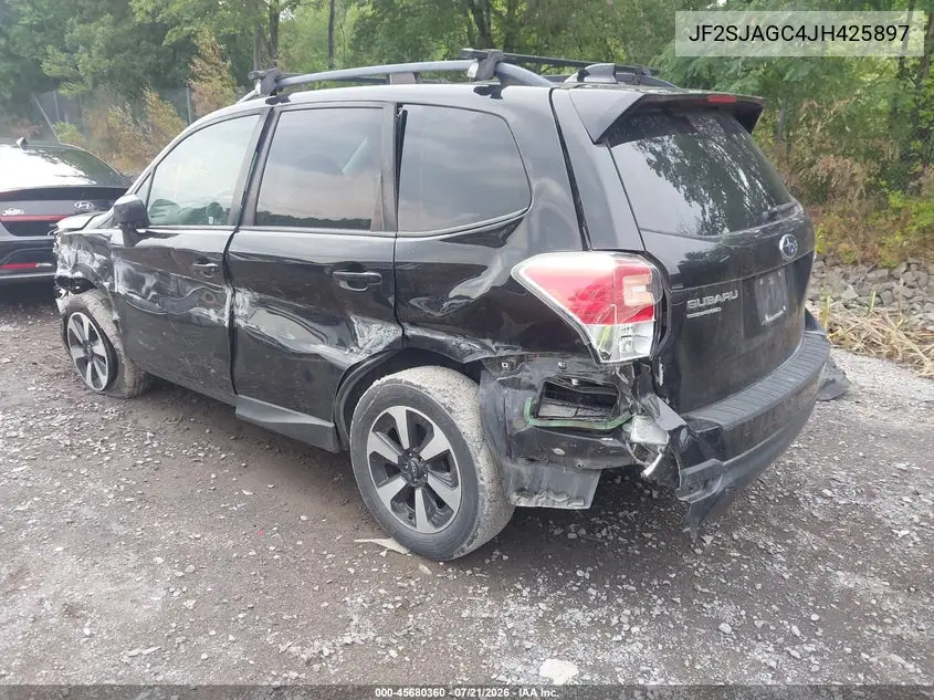 2018 Subaru Forester 2.5I Premium VIN: JF2SJAGC4JH425897 Lot: 45680360