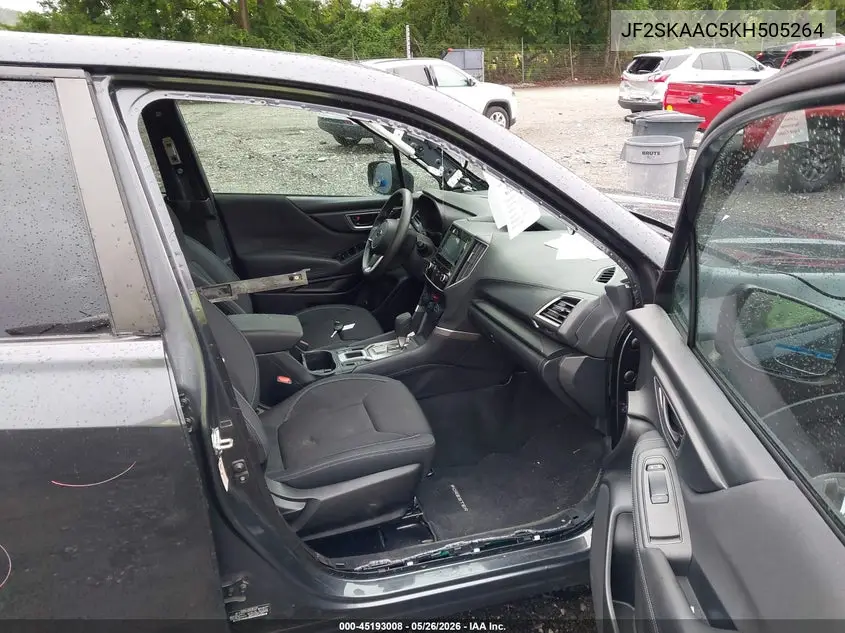 2019 Subaru Forester VIN: JF2SKAAC5KH505264 Lot: 45193008