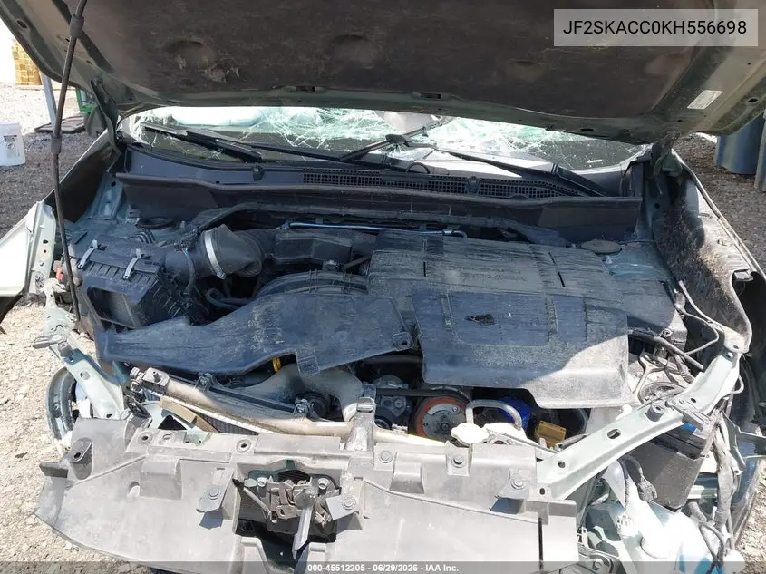 2019 Subaru Forester VIN: JF2SKACC0KH556698 Lot: 45512205