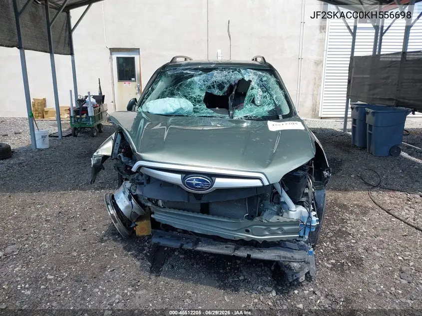 2019 Subaru Forester VIN: JF2SKACC0KH556698 Lot: 45512205