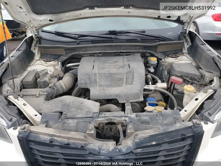 2020 Subaru Forester Sport VIN: JF2SKEMC8LH531992 Lot: 12656494x