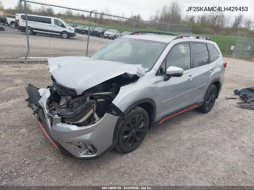 2020 Subaru Forester Sport VIN: JF2SKAMC4LH429453 Lot: 44990136