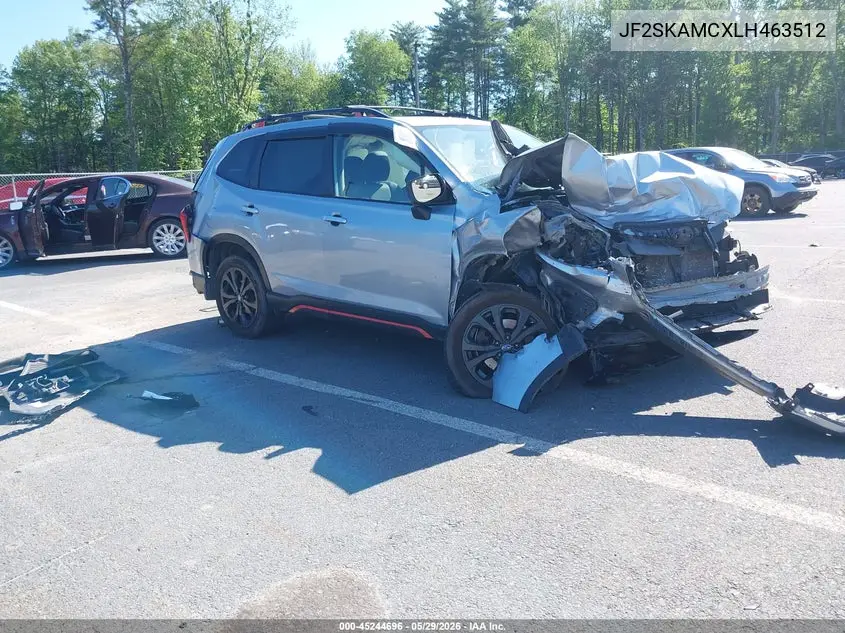2020 Subaru Forester Sport VIN: JF2SKAMCXLH463512 Lot: 45244696