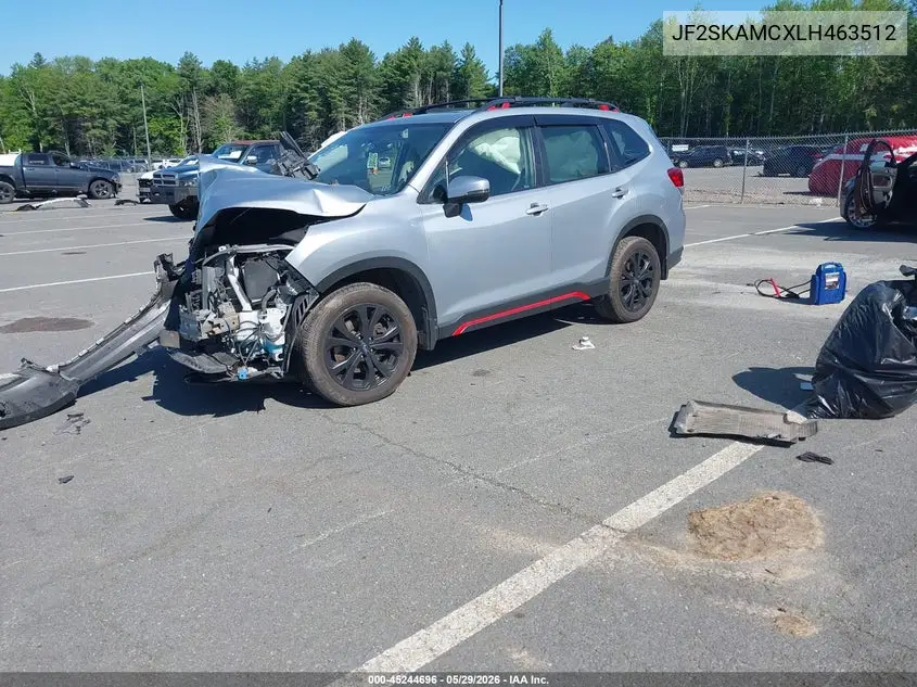 2020 Subaru Forester Sport VIN: JF2SKAMCXLH463512 Lot: 45244696