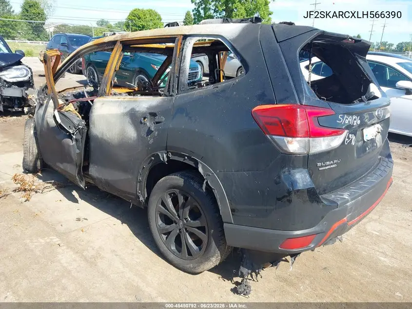 2020 Subaru Forester Sport VIN: JF2SKARCXLH566390 Lot: 45450792