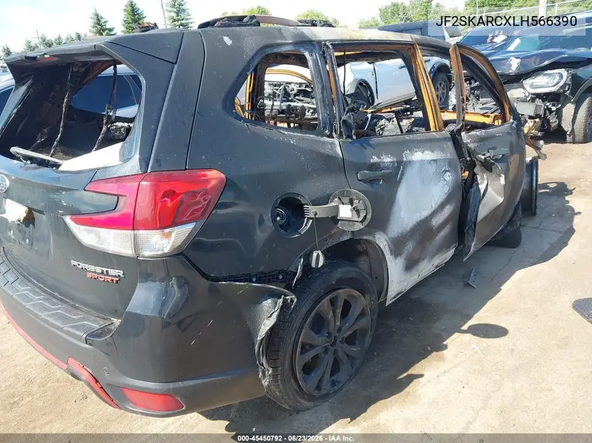 2020 Subaru Forester Sport VIN: JF2SKARCXLH566390 Lot: 45450792