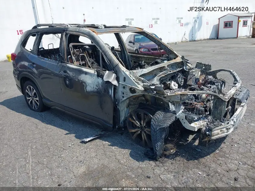 2020 Subaru Forester Limited VIN: JF2SKAUC7LH464620 Lot: 45684427