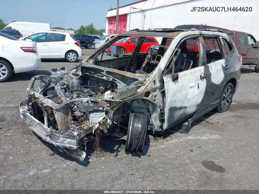 2020 Subaru Forester Limited VIN: JF2SKAUC7LH464620 Lot: 45684427