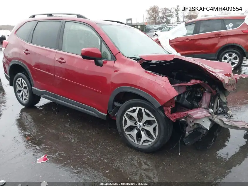 JF2SKAFC4MH409654 2021 Subaru Forester Premium