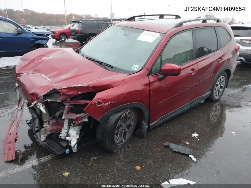 JF2SKAFC4MH409654 2021 Subaru Forester Premium