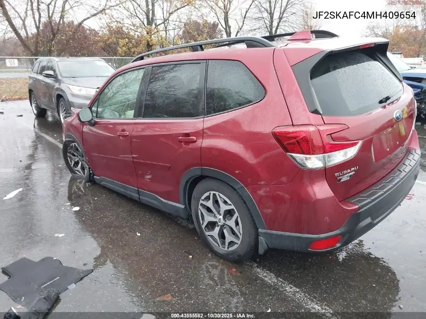 JF2SKAFC4MH409654 2021 Subaru Forester Premium