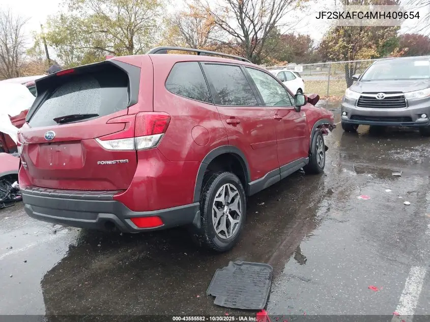 JF2SKAFC4MH409654 2021 Subaru Forester Premium