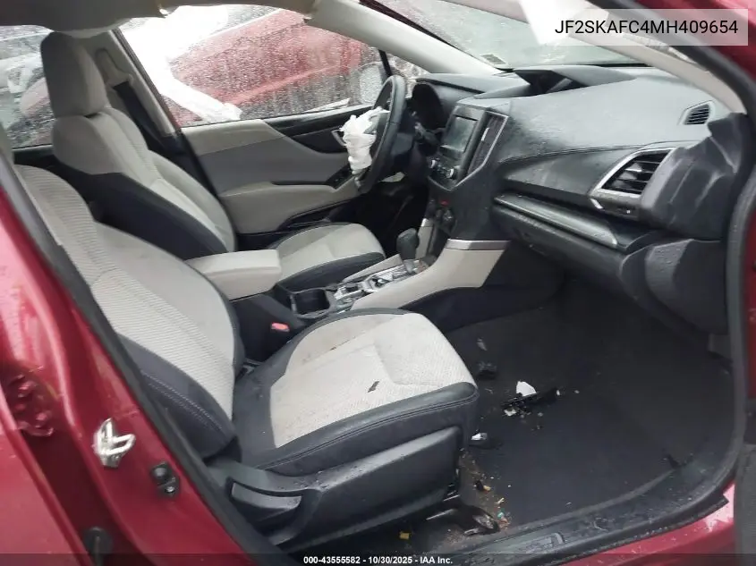 JF2SKAFC4MH409654 2021 Subaru Forester Premium