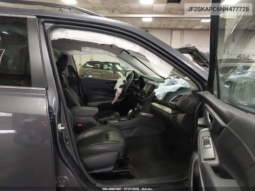 2022 Subaru Forester Limited VIN: JF2SKAPC6NH477728 Lot: 45657567