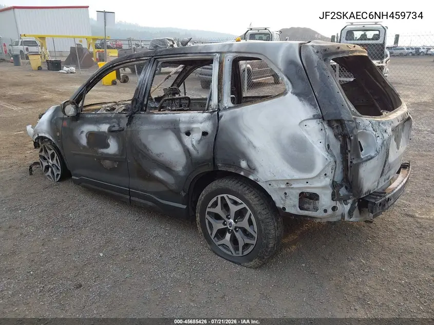 2022 Subaru Forester Premium VIN: JF2SKAEC6NH459734 Lot: 45685426