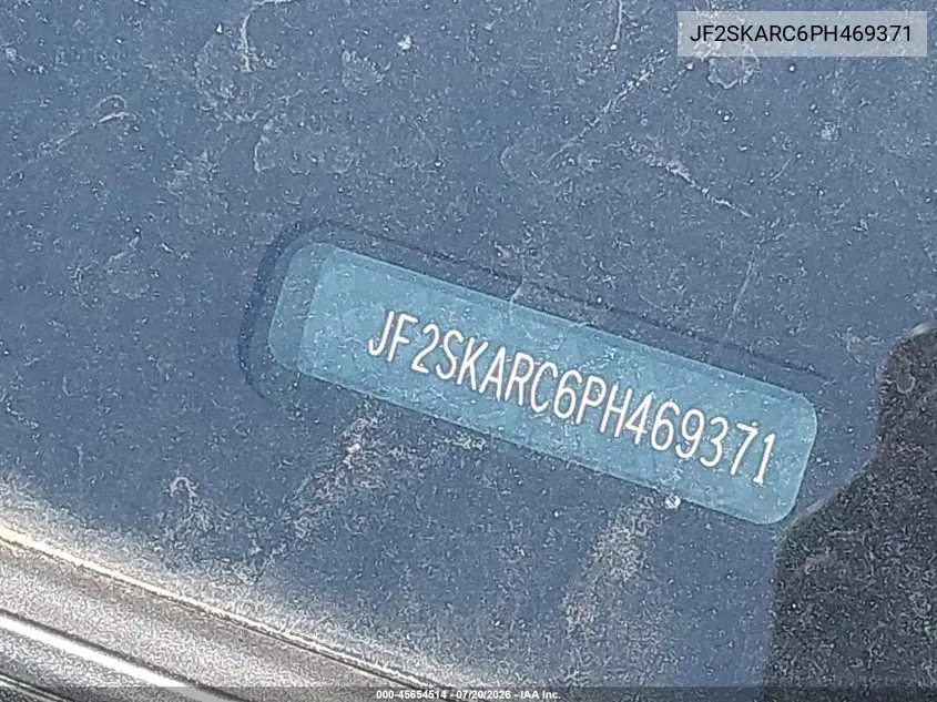 2023 Subaru Forester Touring VIN: JF2SKARC6PH469371 Lot: 45654514