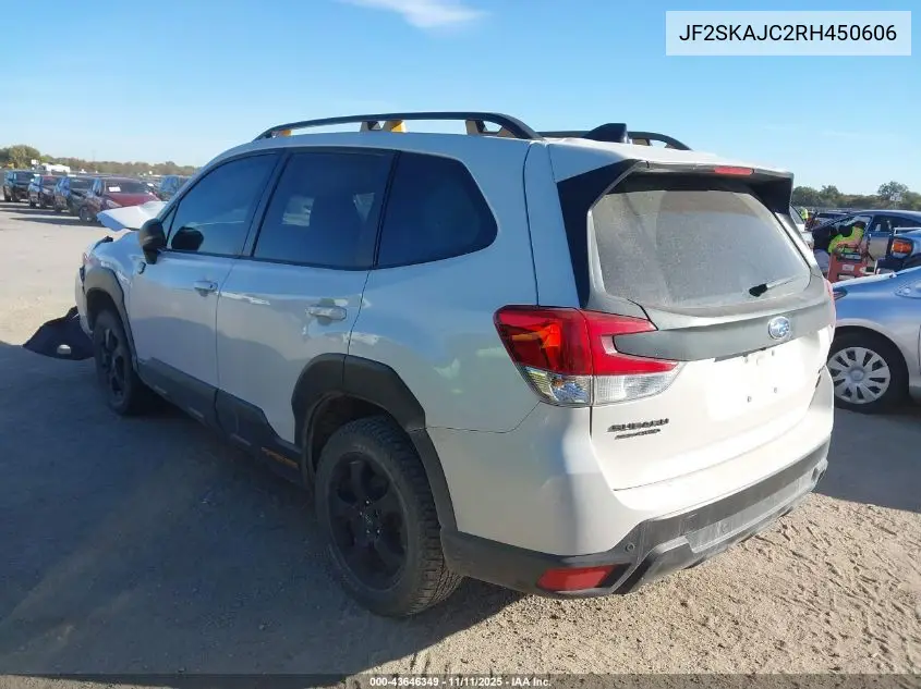 JF2SKAJC2RH450606 2024 Subaru Forester Wilderness