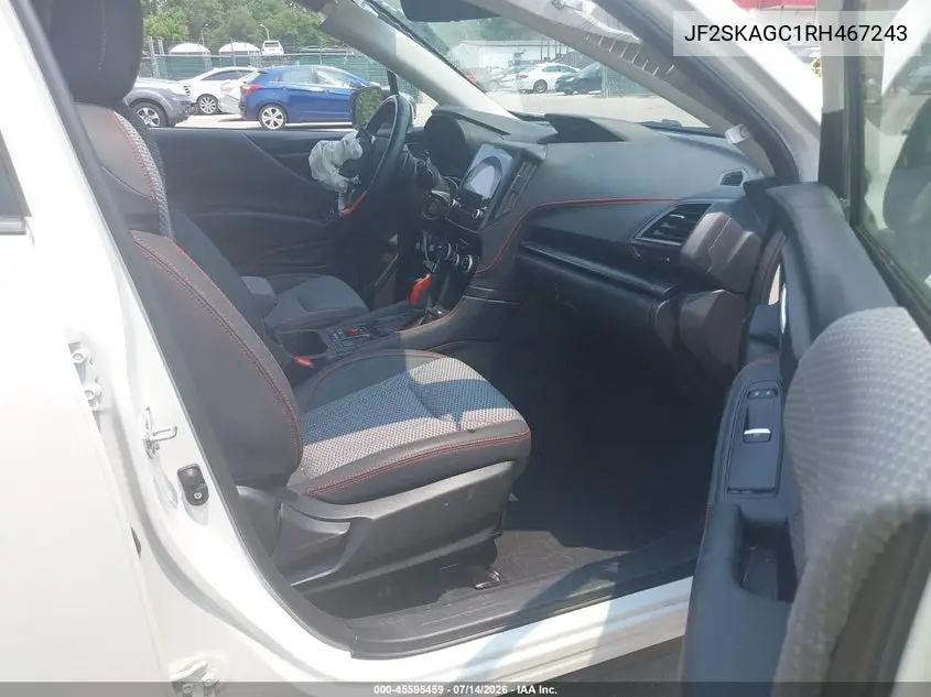 2024 Subaru Forester Sport VIN: JF2SKAGC1RH467243 Lot: 45595459