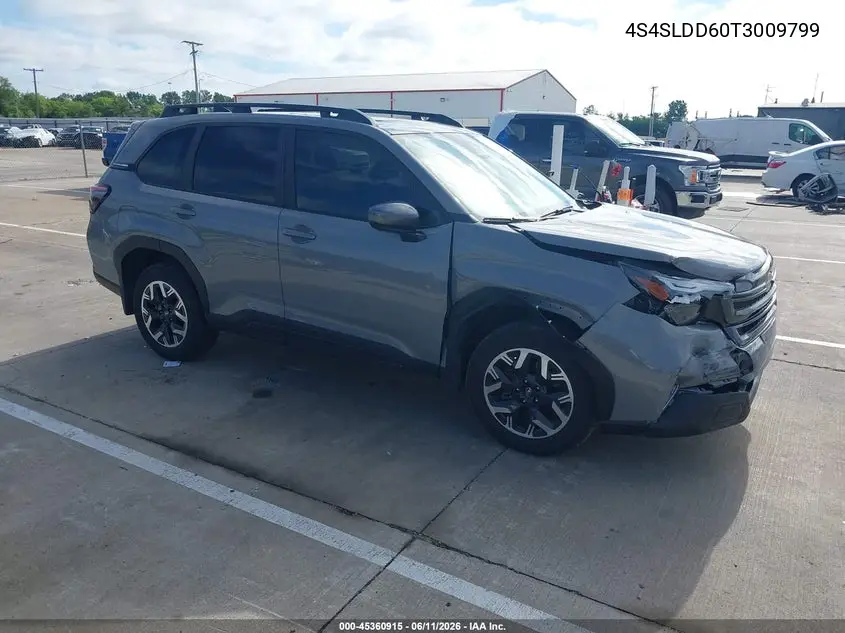 2026 Subaru Forester Premium VIN: 4S4SLDD60T3009799 Lot: 45360915