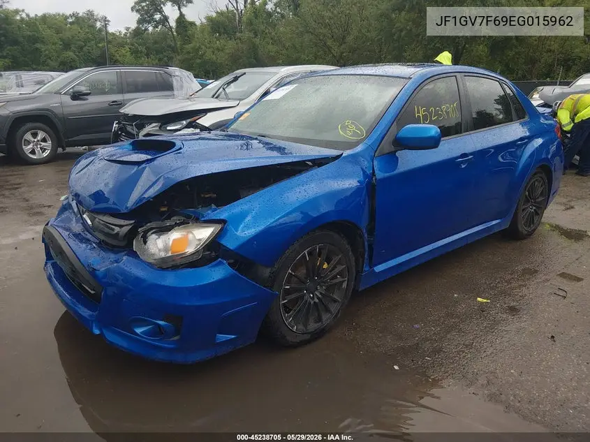 2014 Subaru Impreza Wrx Limited VIN: JF1GV7F69EG015962 Lot: 45238705