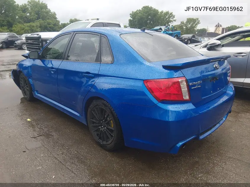 2014 Subaru Impreza Wrx Limited VIN: JF1GV7F69EG015962 Lot: 45238705