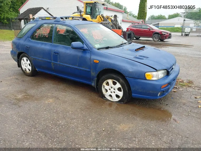 1999 Subaru Impreza Outback Sport VIN: JF1GF4853XH803505 Lot: 45379546