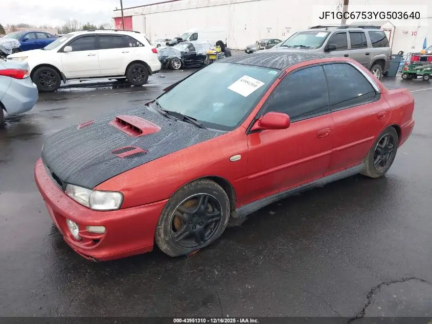 JF1GC6753YG503640 2000 Subaru Impreza 2.5Rs