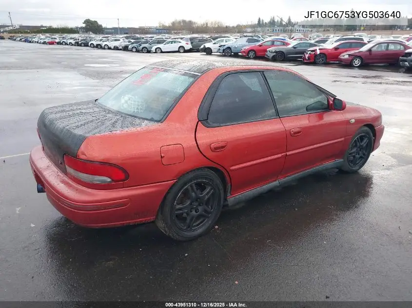 JF1GC6753YG503640 2000 Subaru Impreza 2.5Rs