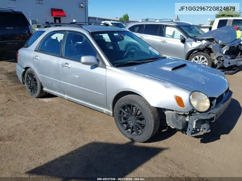 2002 Subaru Impreza Wrx VIN: JF1GG29672G824879 Lot: 45337249
