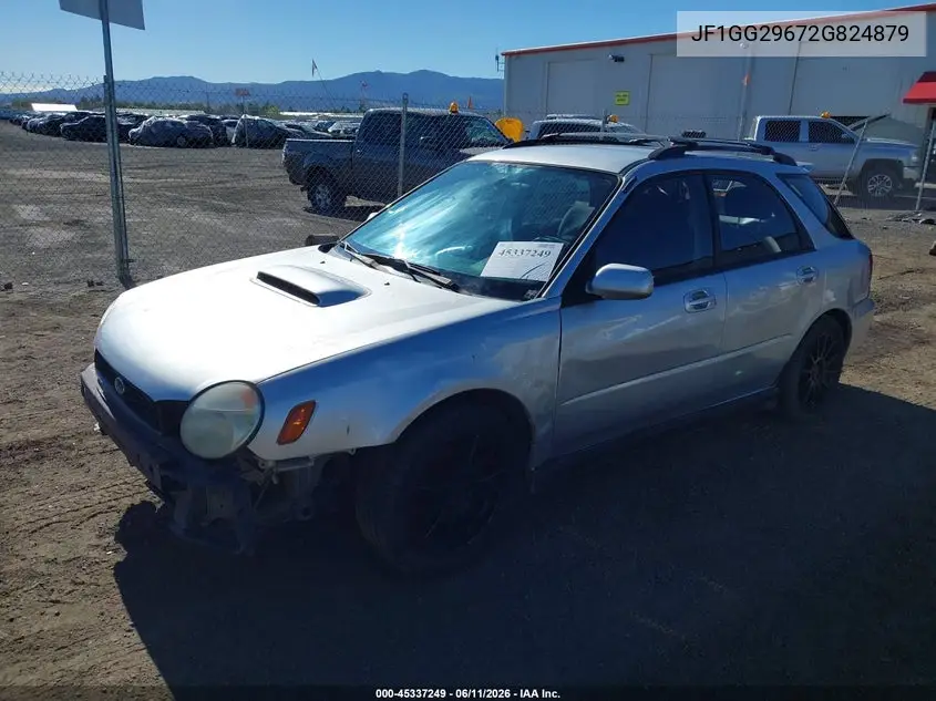 2002 Subaru Impreza Wrx VIN: JF1GG29672G824879 Lot: 45337249
