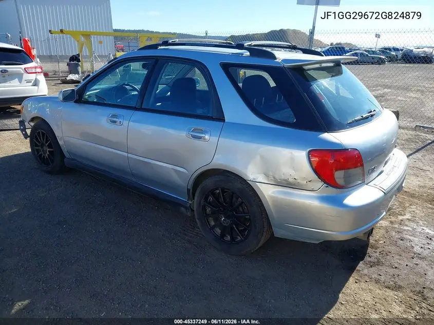 2002 Subaru Impreza Wrx VIN: JF1GG29672G824879 Lot: 45337249