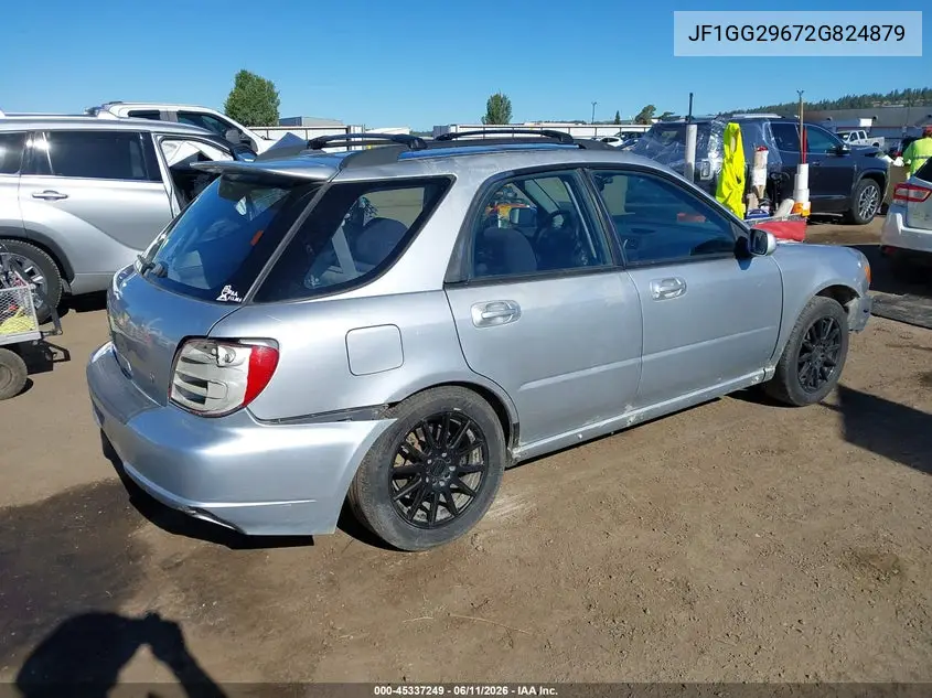 2002 Subaru Impreza Wrx VIN: JF1GG29672G824879 Lot: 45337249