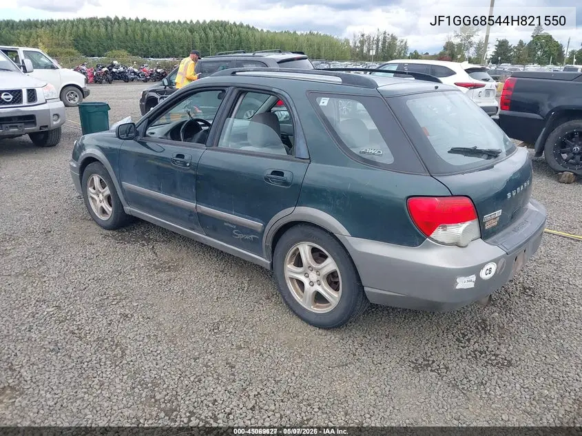 JF1GG68544H821550 2004 Subaru Impreza Outback Sport
