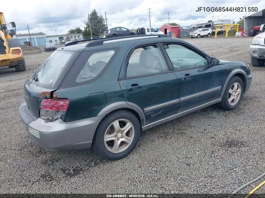 JF1GG68544H821550 2004 Subaru Impreza Outback Sport