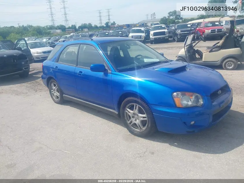 2004 Subaru Impreza Wrx VIN: JF1GG29634G813946 Lot: 45256259