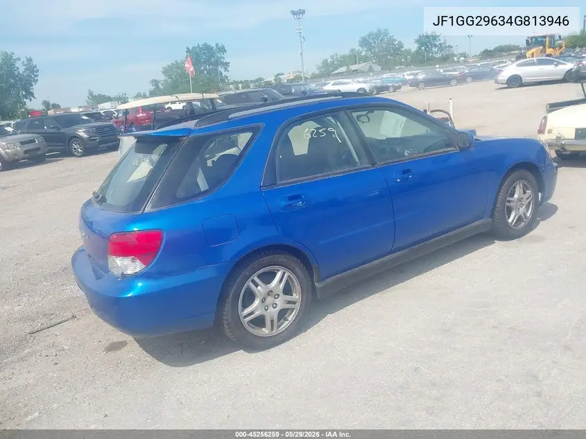 2004 Subaru Impreza Wrx VIN: JF1GG29634G813946 Lot: 45256259