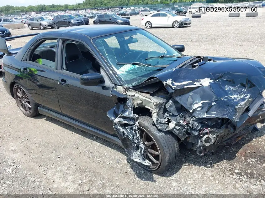 2005 Subaru Impreza Wrx VIN: JF1GD296X5G507160 Lot: 45538811