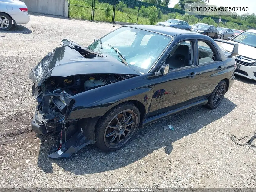 2005 Subaru Impreza Wrx VIN: JF1GD296X5G507160 Lot: 45538811