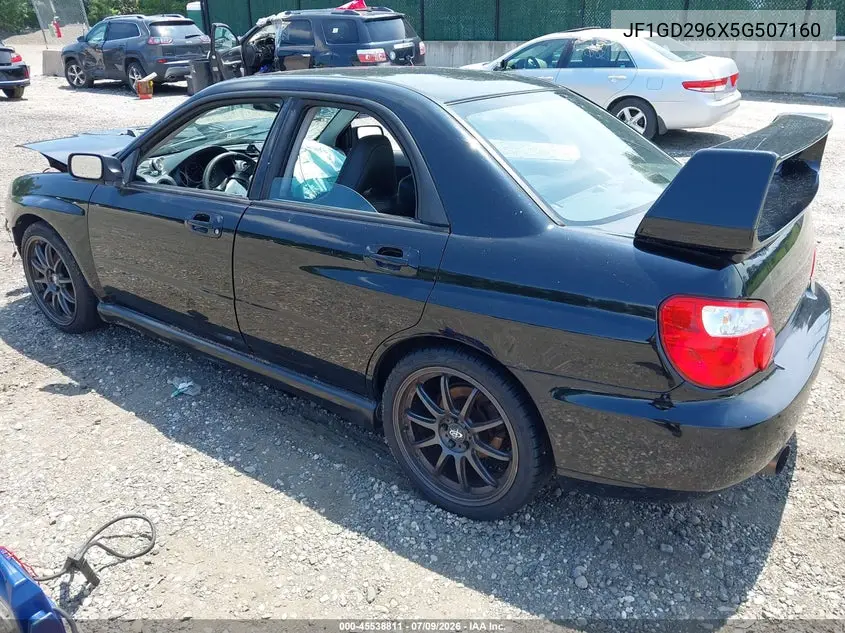 2005 Subaru Impreza Wrx VIN: JF1GD296X5G507160 Lot: 45538811
