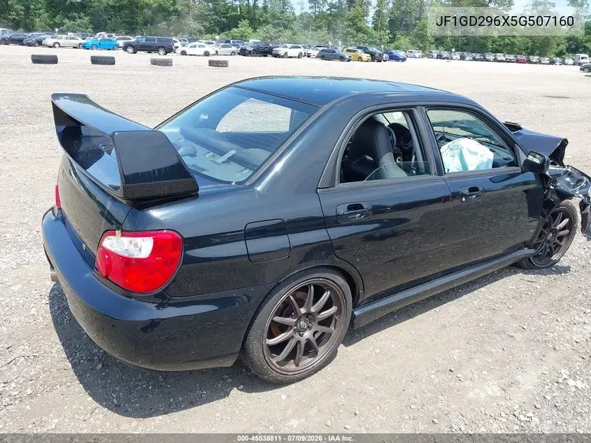 2005 Subaru Impreza Wrx VIN: JF1GD296X5G507160 Lot: 45538811