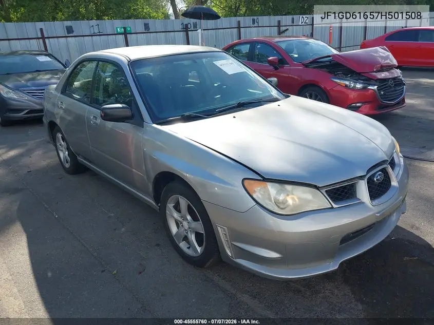 2007 Subaru Impreza 2.5I VIN: JF1GD61657H501508 Lot: 45555760